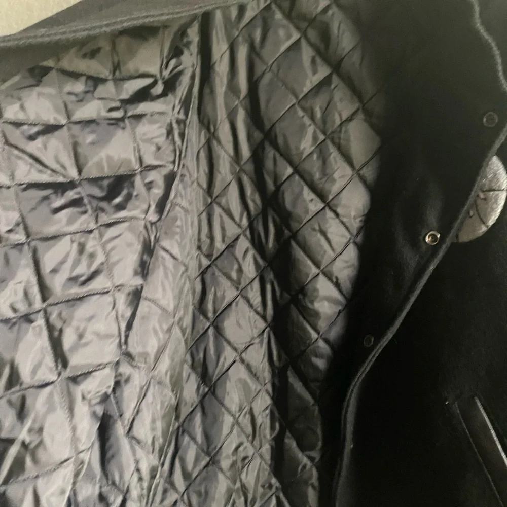 Rare Adidas Tracy McGrady Iconic Vintage Wool Leather Varsity Bomber Jacket 2XT